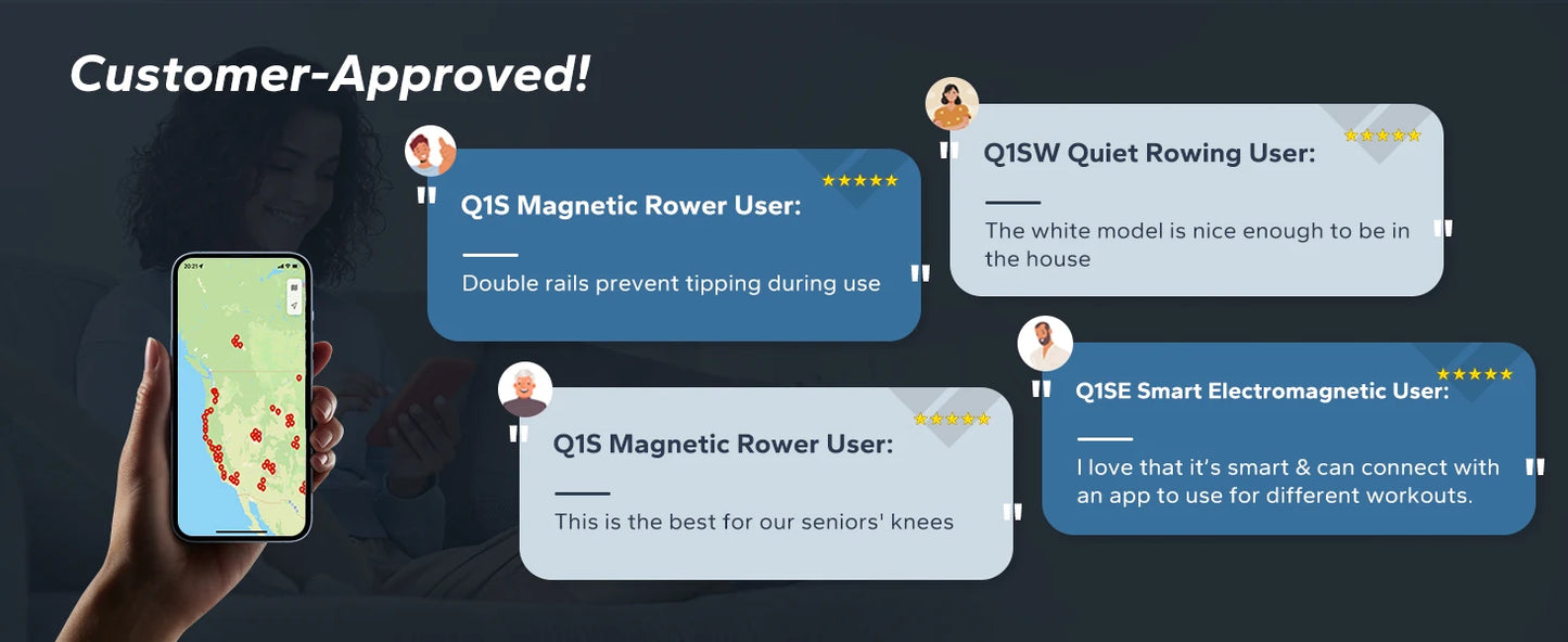 MERACH Bluetooth Magnetic Rower Machine with Dual Slide Rail 16 Levels of Electromagnetic Resistance Max 350lb Weight Capacity