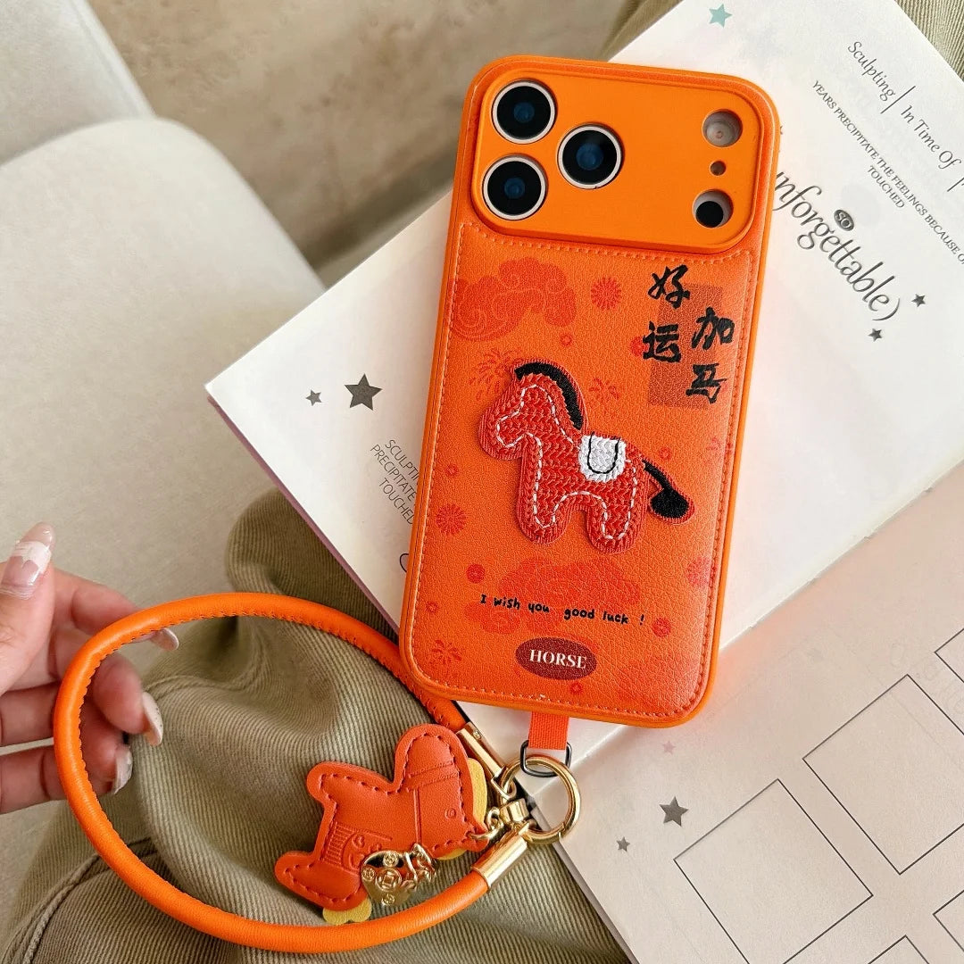 Fashion Creative China New Year Themed style Luck Phone Case For IPhone 17 Air 16 15 14 13 Pro Max X XR 14 Plus Protection Cover