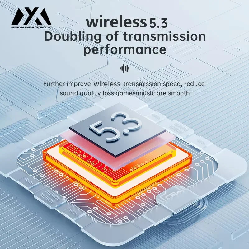 PRO2-Wireless headphones with noise cancellation, in-ear type, equipped with a charging case, high-fidelity stereo sound.