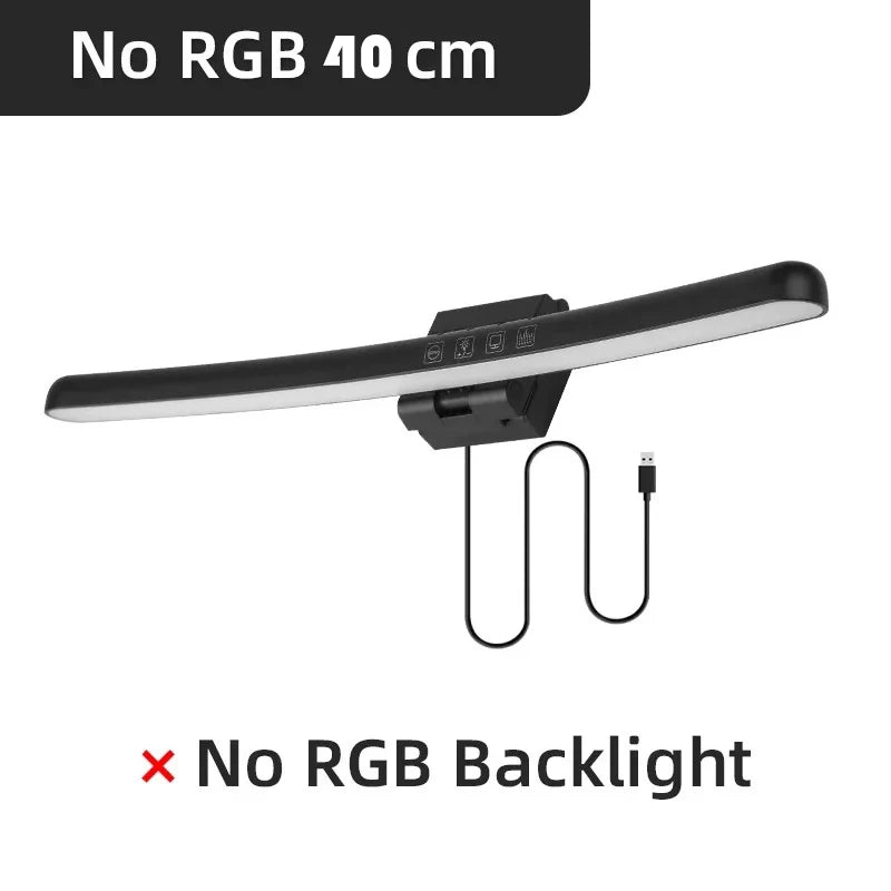 Curved Monitor Light Bar 3 Color Dimming Applicable to All Screens No Screen Glare Eye Caring for Desk/Office/Home/Game