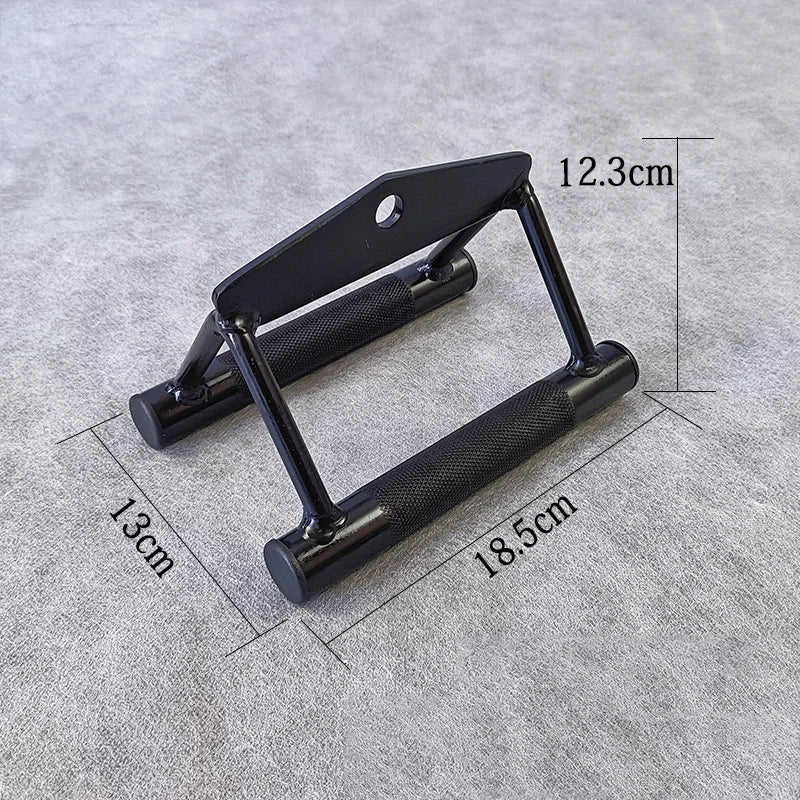 LAT Pull Down Handle V-Shaped Rotating Bar Pulley Cable Rowing Machine Accessories Fitness Weight Lifting Workout