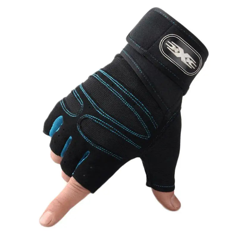 Gym Fitness Heavyweight Training Gloves Men women Sports Body Building Half Finger Non-Slip Gloves Wrist Support Weightlifting