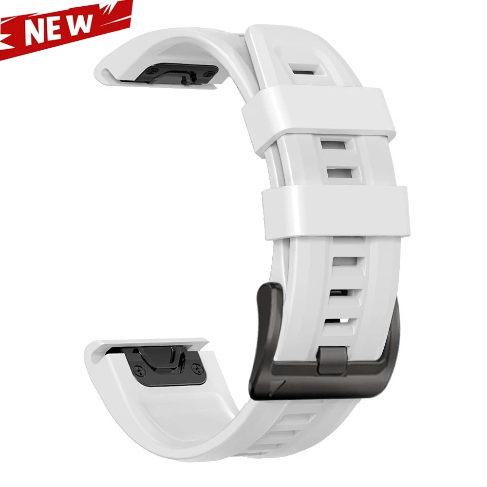 QuickFit 26 22mm Silicone Sport Watch Band for Garmin Fenix 7 7X PRO 6 6X GPS 5 5X Plus 3 HR Epix Pro instinct 2X Strap Bracelet