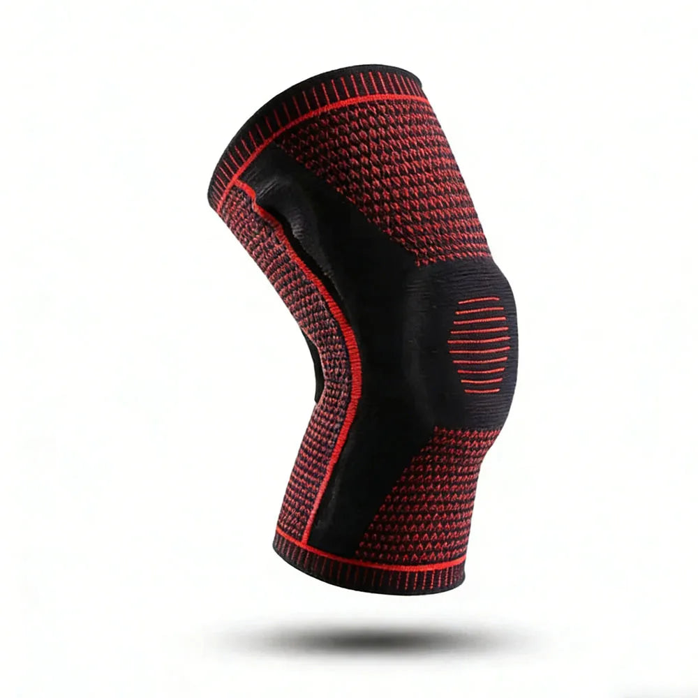 1PC Silicone Knee Pads Strap Patella Medial Support Meniscus Compression Knee Braces for Running Sport Knee Protection