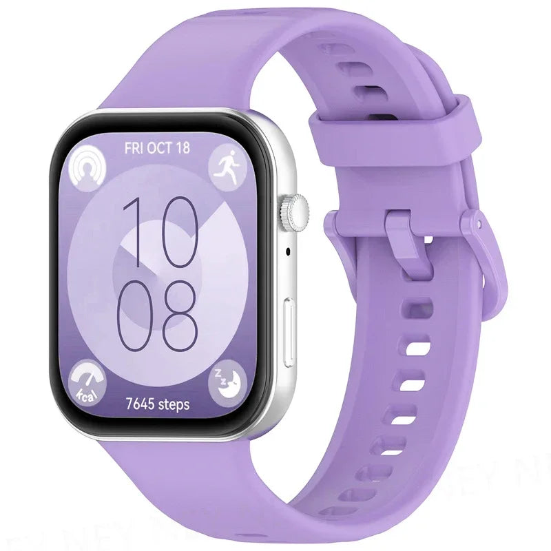 Watchband for huawei watch Fit4-4pro-fit 3 strap sport official-website 1:1 silicone bracelet for correa huawei fit3 Accesorios