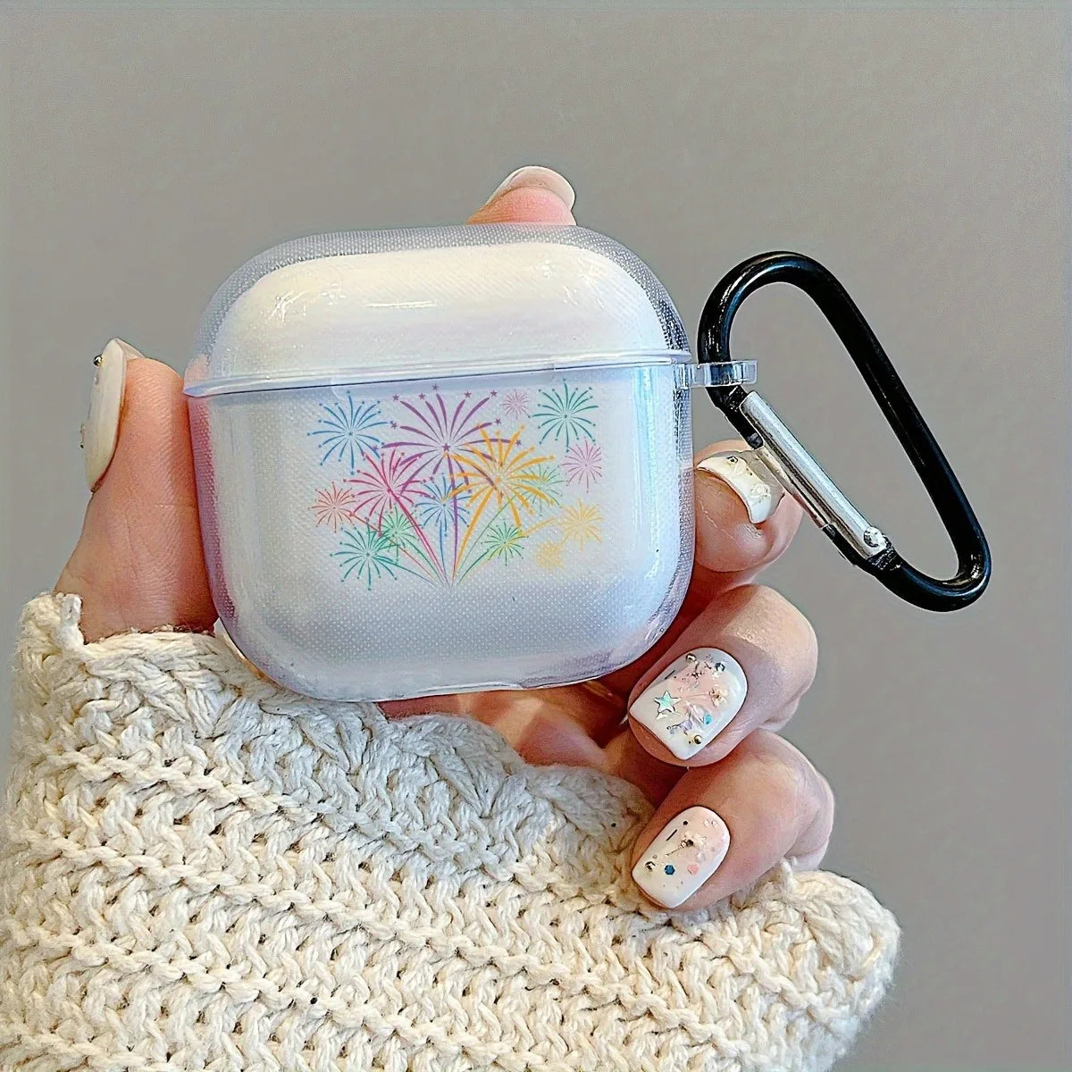 For Airpods Pro/Pro2 Case Road Sign Pattern TPU Soft Clear With Keychain Earphone Case For Airpods 3/4 Earphone Protective Cover