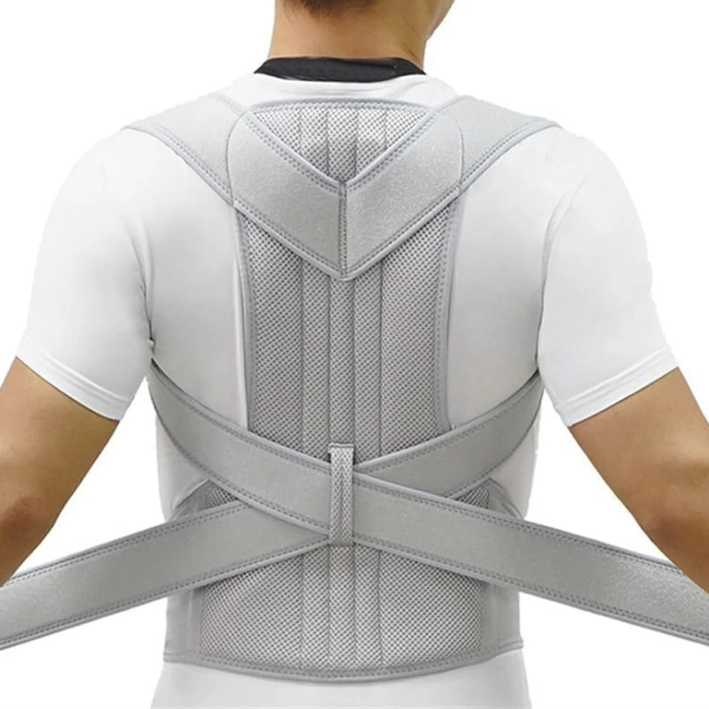 Posture Corrector for Men and Women, Adjustable Full Back Brace Support Shoulder Straightener for Improving Posture, Back Relief
