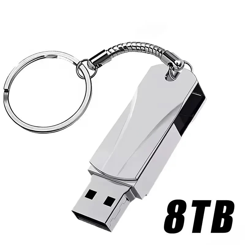 16TB USB Flash Drive Ultra-large Capacity Waterproof USB 3.2 High-speed Transfer Metal U Disk 8TB 4GB USB Memory Drive