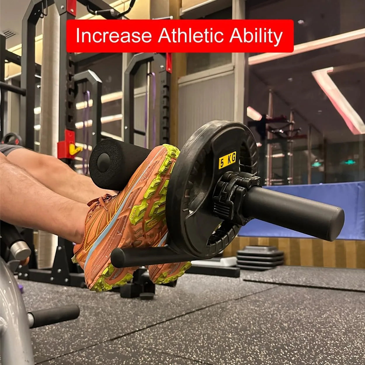 Tib Bar Tibialis Trainer for Tibialis Raise Nonslip Tibia Calf Machine for Shin Ankles Weightlifting Strengthening Women Men