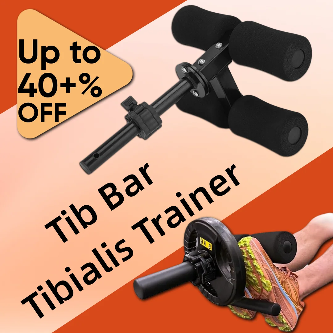 Tib Bar Tibialis Trainer for Tibialis Raise Nonslip Tibia Calf Machine for Shin Ankles Weightlifting Strengthening Women Men