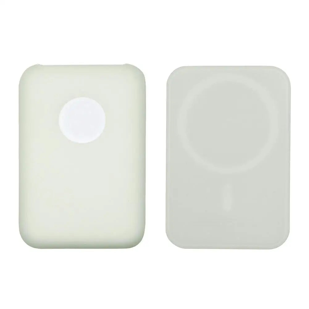Power Bank Case For IPhone 12 Battery Pack Silicone Cover Anti-Scratch Skin Sleeve Battery Storage Bag Shockproof Protective Box