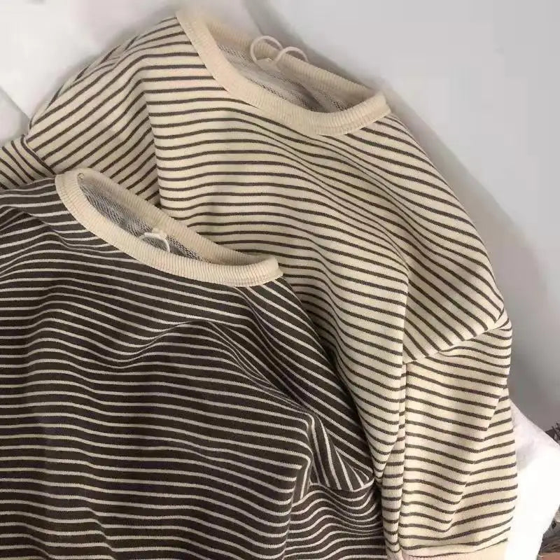 Kids Boy Sweatshirt For Toddler Girls Top Clothes Spring Cotton Long Sleeve T-Shirt Children Clothes Autumn 1-6Y Boys Clothes