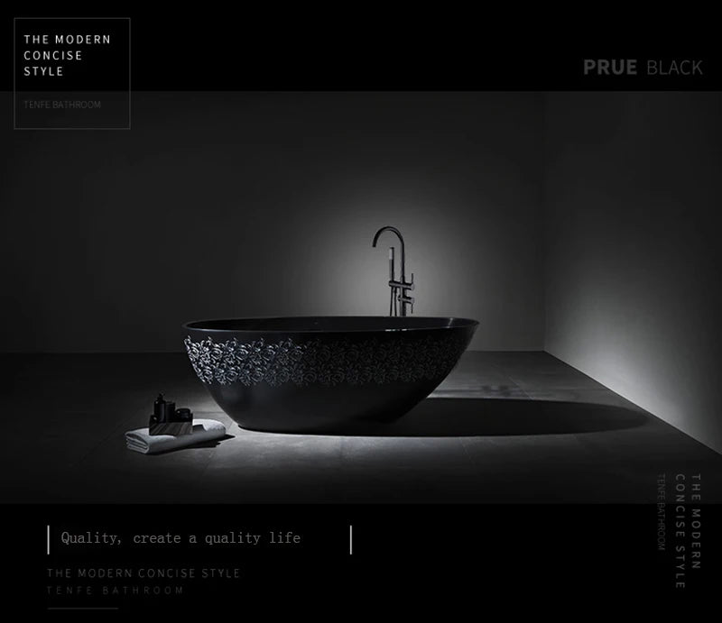 Black / Chrome / Golden /  Floor Standing Bathtub Dragon Freestanding Bathtub Faucet With Hand Shower Floor Bathtub Tap Hot Cold