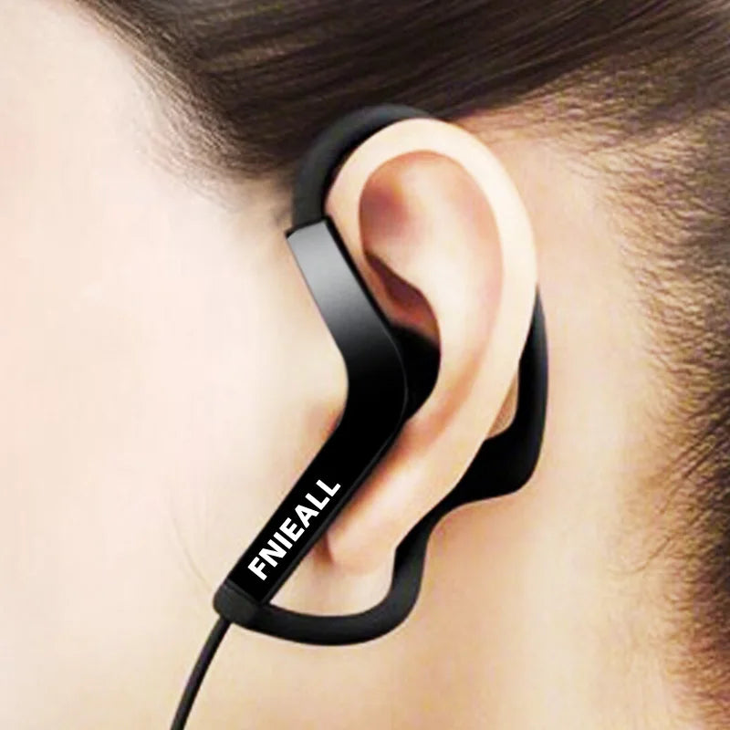 Ear Hook 13MM Sport Running Bass Headphones Ears Painless Earphone Control HiFi for iPhone /Xiaomi IOS Android Smart Phones