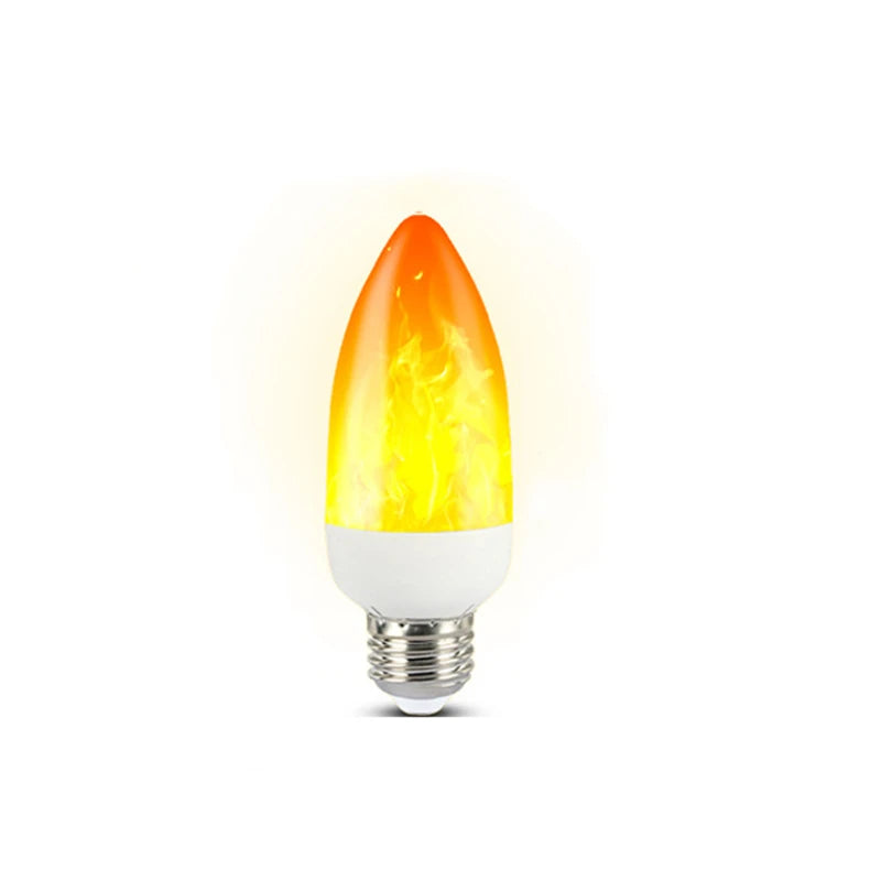 E27 E14 B22 LED Dynamic Flame Effect Fire Light Bulb Creative Flickering Emulation 110V 220V Corn lamps for home decorative
