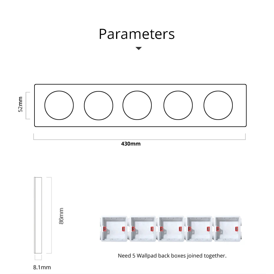EU Korea Russian Wall Socket White Tempered Glass Frame RJ45 CAT6 TV Outlet Single Double Triple 86x86mm Box Requried Wallpad