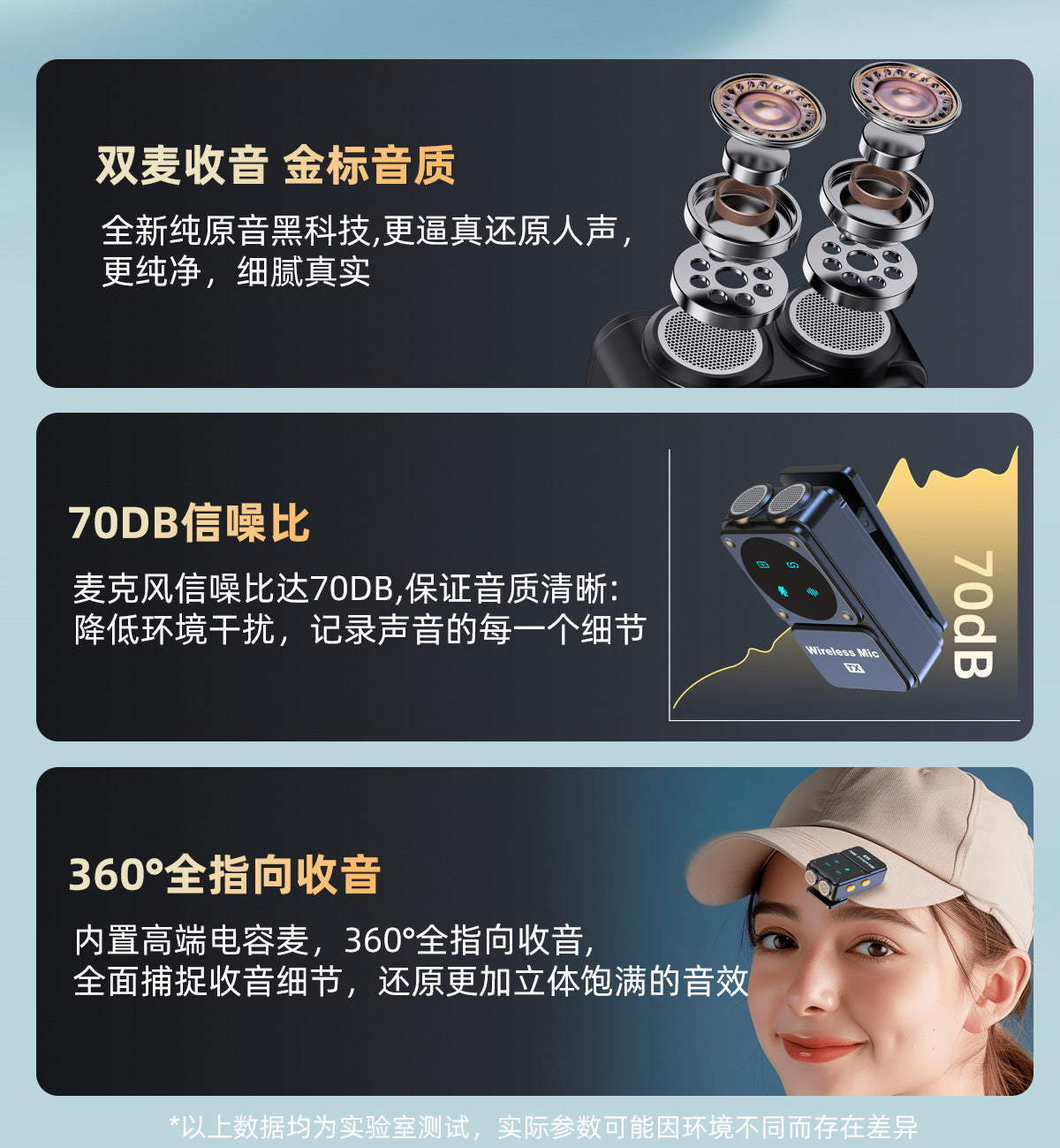 New wireless collar clip microphone Q12 dual receiver with charging bin clear radio intelligent noise reduction collar clip wheat