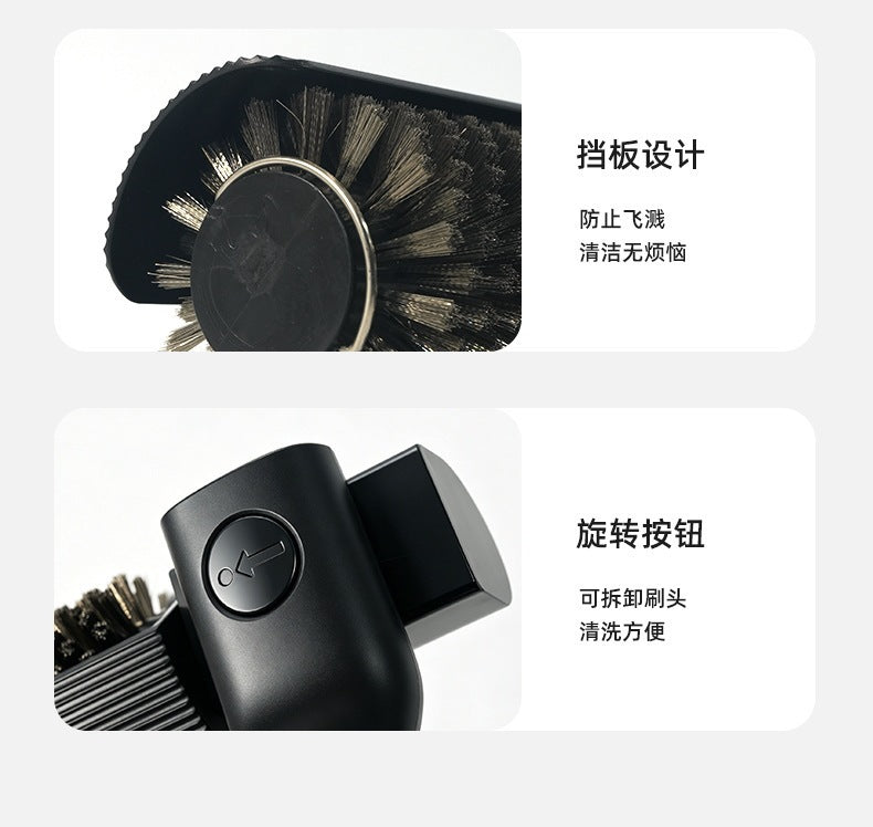 Cross-Border New Model Foldable Second-Generation Electric Barbecue Brush Heavy Grease Cleaning Tool Barbecue Grill Cleaning Tool