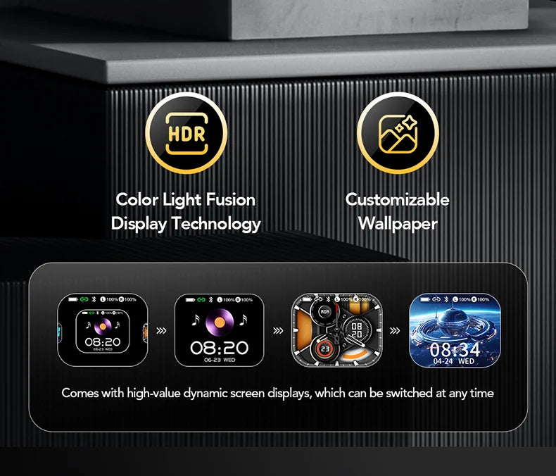 HTC NE27 Bluetooth Earphone AI Translation Earbuds OWS Sport Headphone Touch Screen Ultra Long Battery Life Wireless Headphone