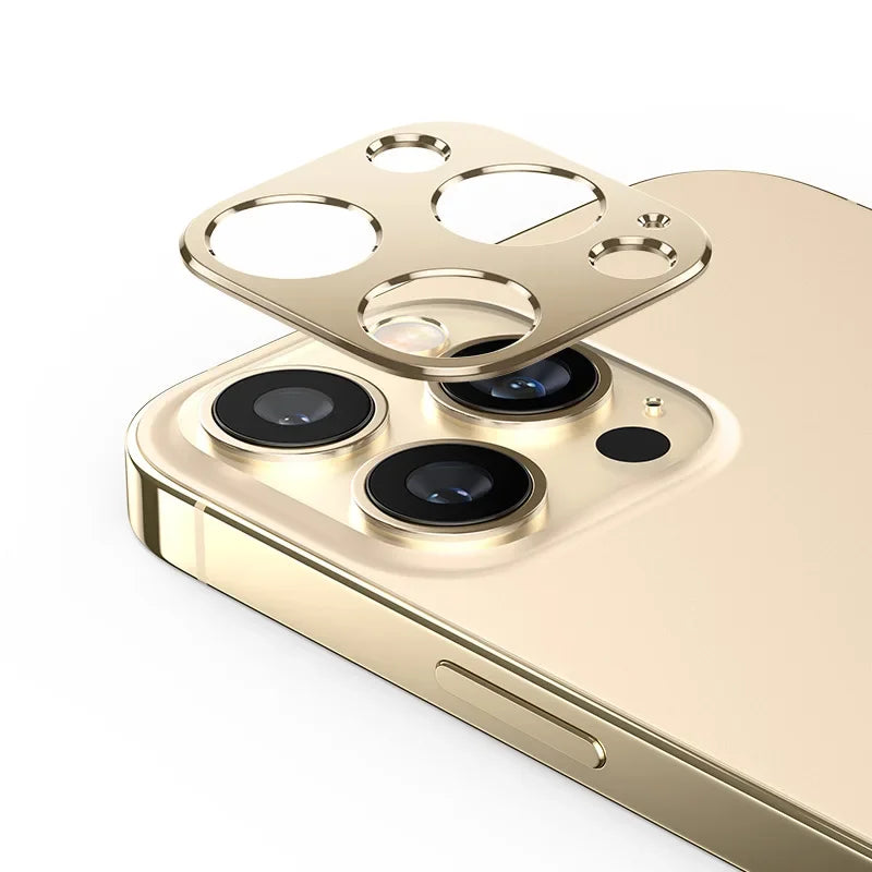 Metal Camera Lens Protector For IPhone 16 15 Pro Max 14 13 Pro Max 12 13 Mini 17Pro Protection Cover Accessories