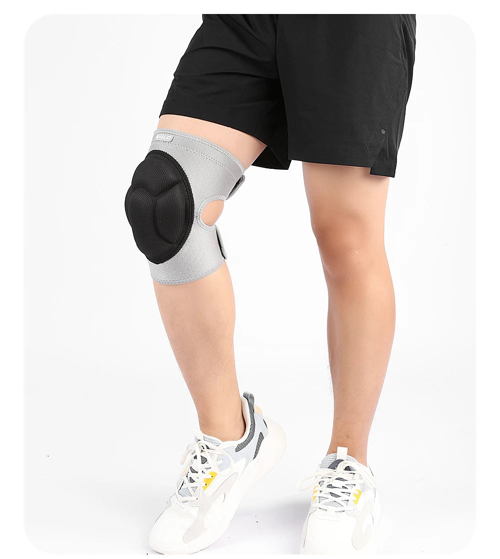 Pressure strap protection Sports Thickening Knee Pads Volleyball Extreme Sports Kneepad Brace Support Anti collision ElasticKnee