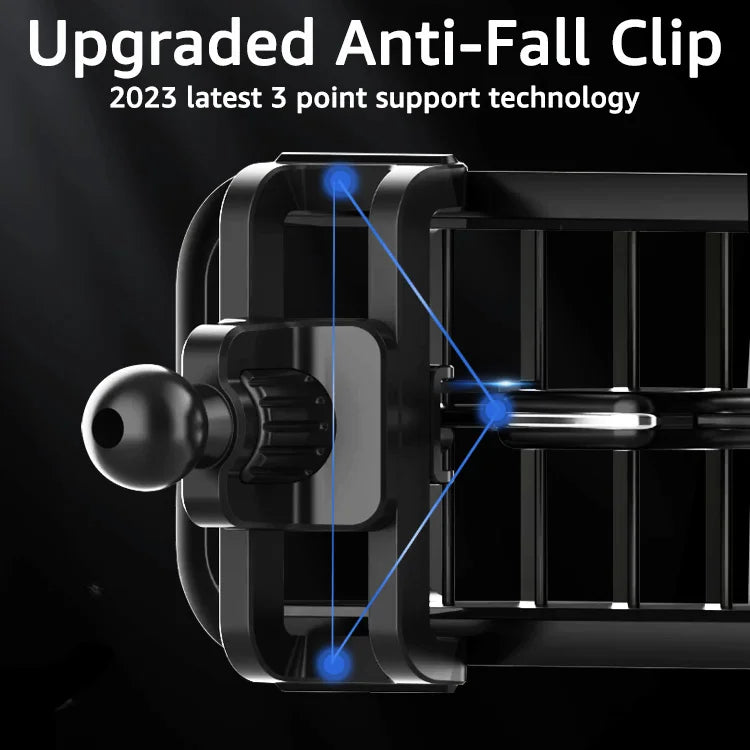 Car Air Vent Clip Upgrade 17mm Ball Head for Car Air Outlet Mobile Phone Holder Stand Car Air Vent Cellphone Mount Accessories