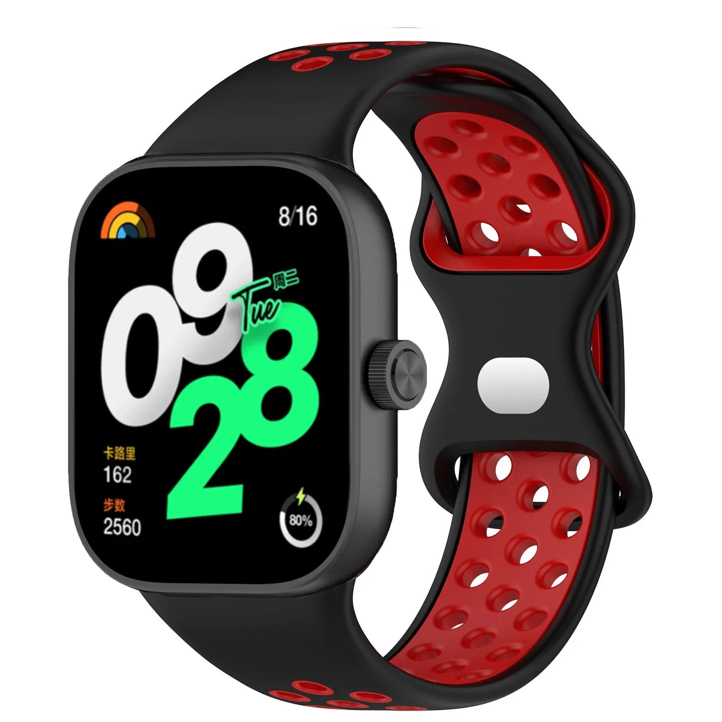 Sports Silicone Strap for Redmi Watch 5/4 Smartwatch Comfortable Breathable Wristband for Xiaomi Band 9/8 Pro Accessories Correa