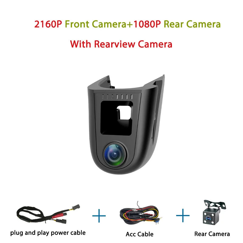 1K 2K 4K Dash Cam Plug and Play For Audi S8 S7 S6 S5 S4 S3 RS7 RS6 RS5 RS4 RS3 TT R8 Q8 Q7 Q5 Q3 A8 A7 A6 A5 A4 A3 2017-2023