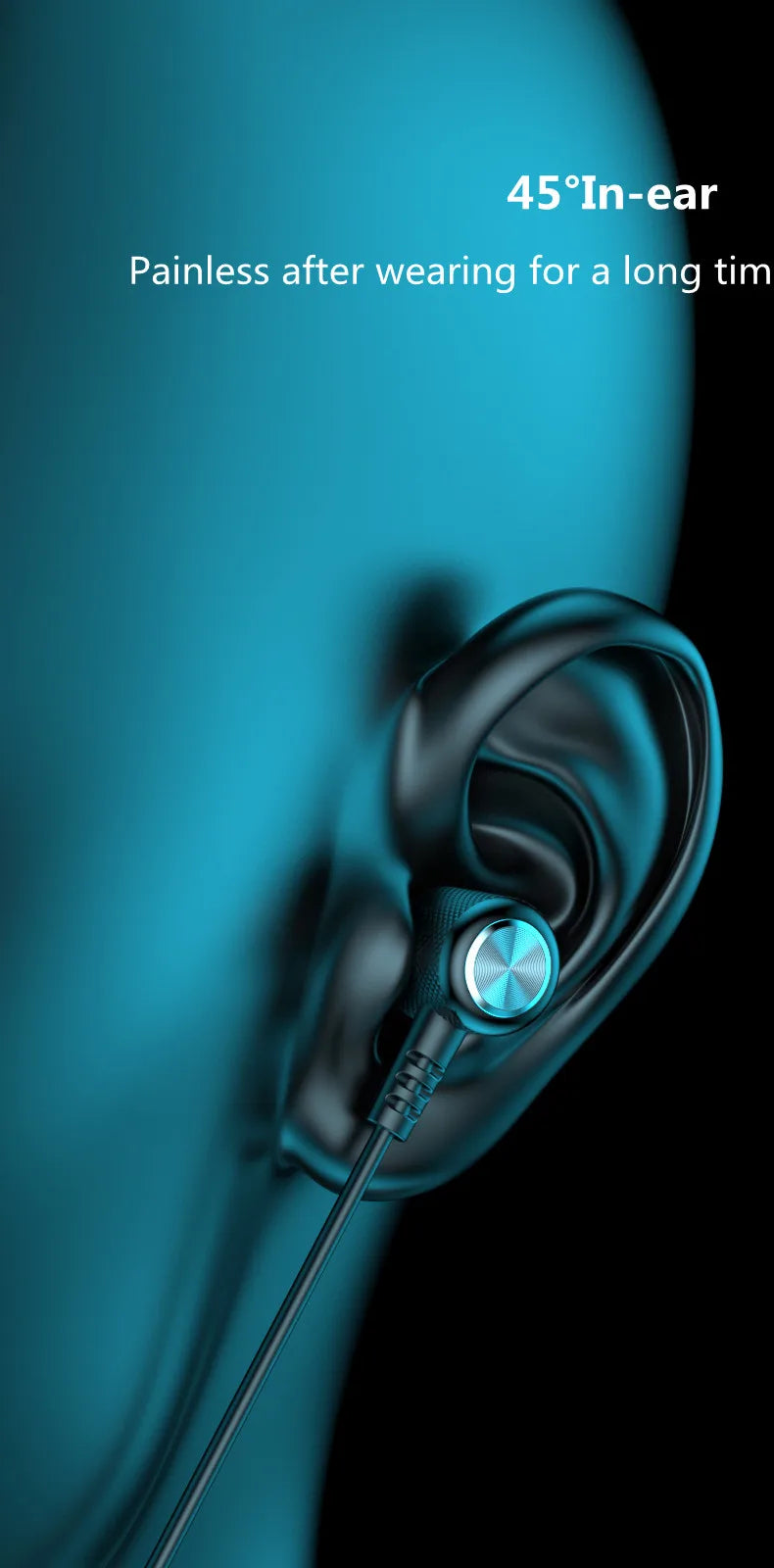 Wireless Bluetooth Earphones Bluetooth 5.0 TWS Neckband Sports Running Headset IPX7 Waterproof Earbuds Noise Reduction Headphone