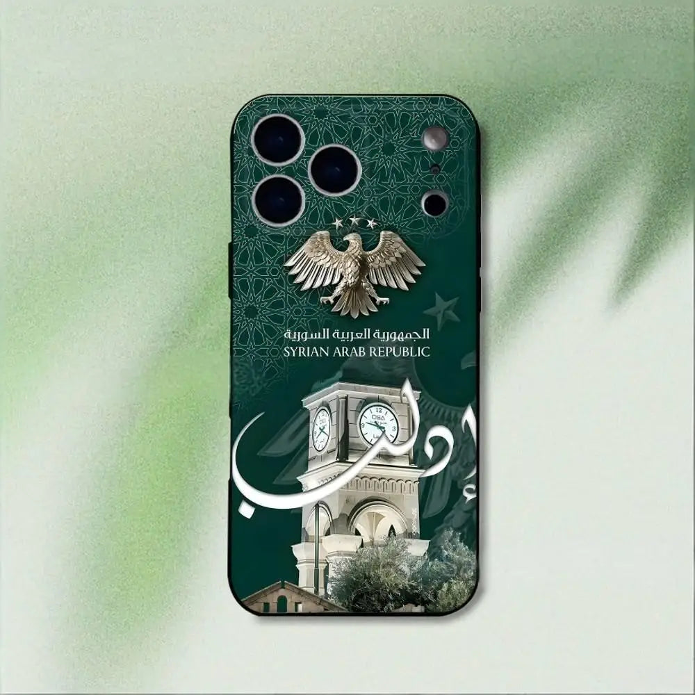 Syrian Arab Republic Syria Phone Case For iPhone 17 16 15 11 12 14 13 Pro Max Mini XS XR 7 Plus 16E Air Shockproof Soft Cover