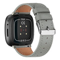 Genuine Leather Band For Fitbit Versa 3/Versa 4 Strap Bracelet For Fitbit Sense/Sense 2 Watch Band Adjustable Wristband