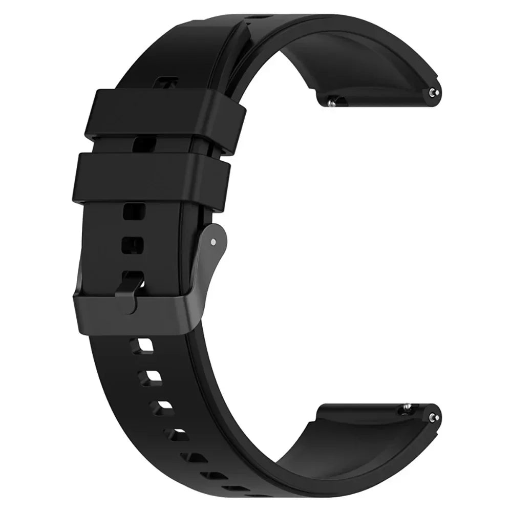 22mm 20mm Silicone Strap For Garmin Vivoactive 6 5 4 Venu 2 3 SQ 2 Sport Band For Garmin Forerunner 970 570 965 745 255 245 645