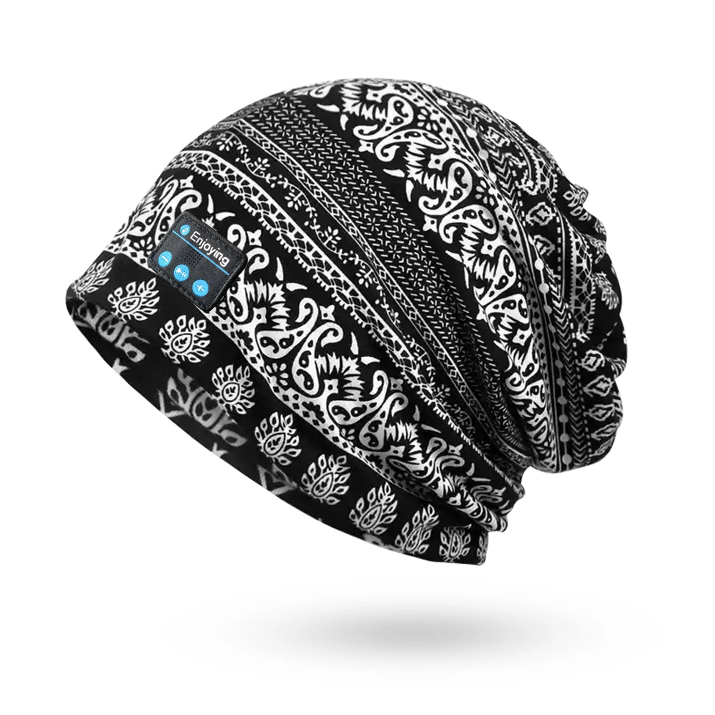 Wireless Bluetooth Earphone Music Hat Soft Fashion Outdoor Sports Running Yoga Headset Cap Breathable with Mic for Men&Women