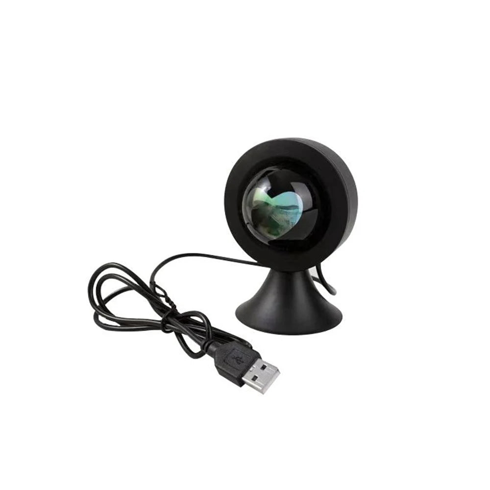 Sunset Light Love Projector Night Light Sunset Projection LED Desk Lamp Bedroom Atmosphere Rainbow Light Decorative Light