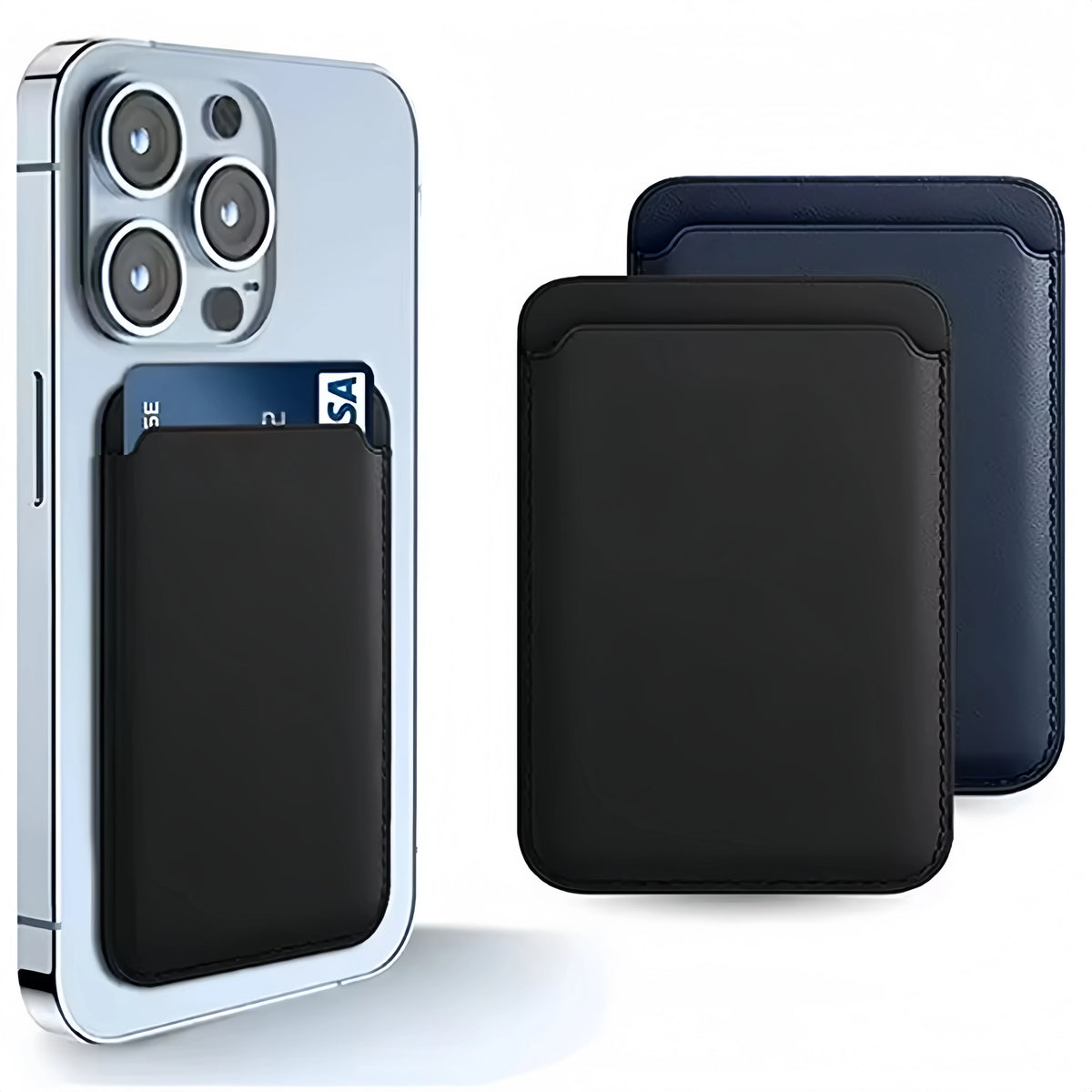 Leather Wallet Case Holder For Magsafe iPhone 16 Pro Max Magnetic Wallet Leather Compatible For iPhone 15 14 13 12  Accessories