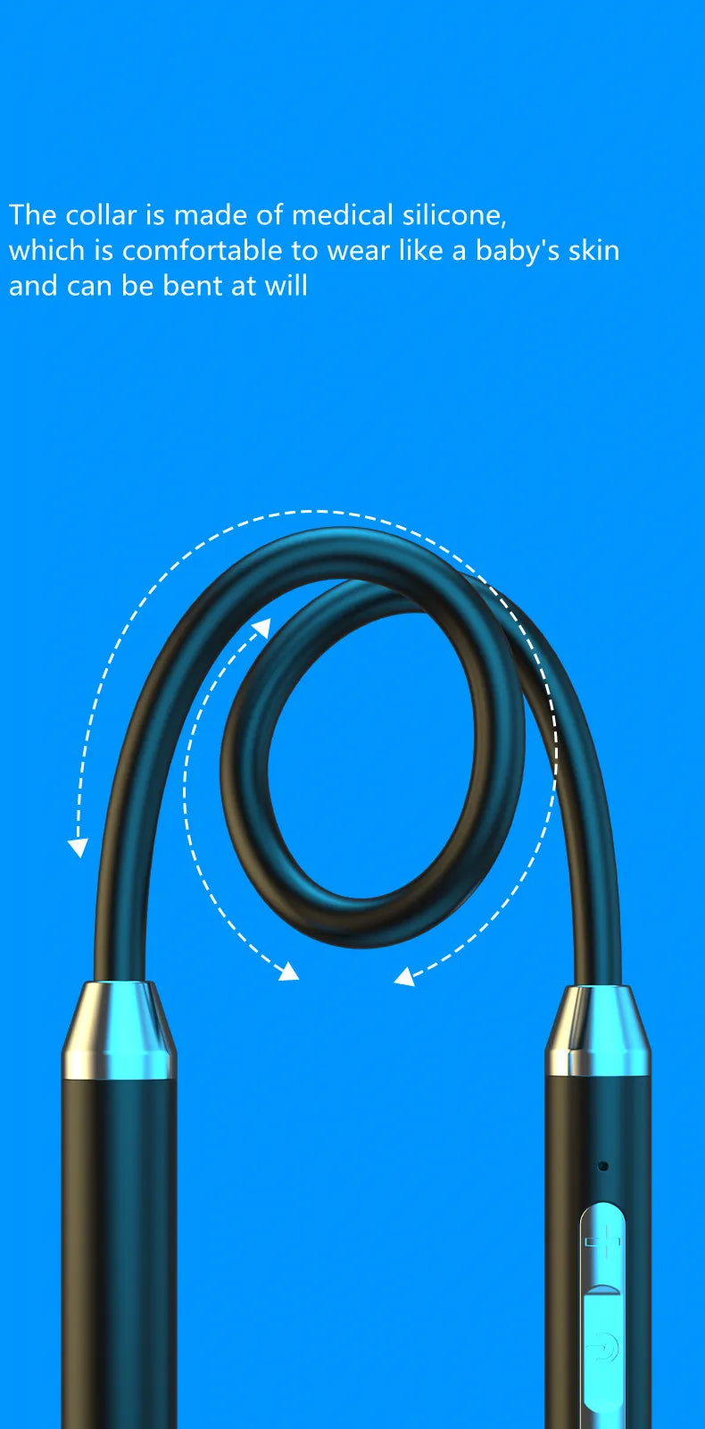 Wireless Bluetooth Earphones Bluetooth 5.0 TWS Neckband Sports Running Headset IPX7 Waterproof Earbuds Noise Reduction Headphone