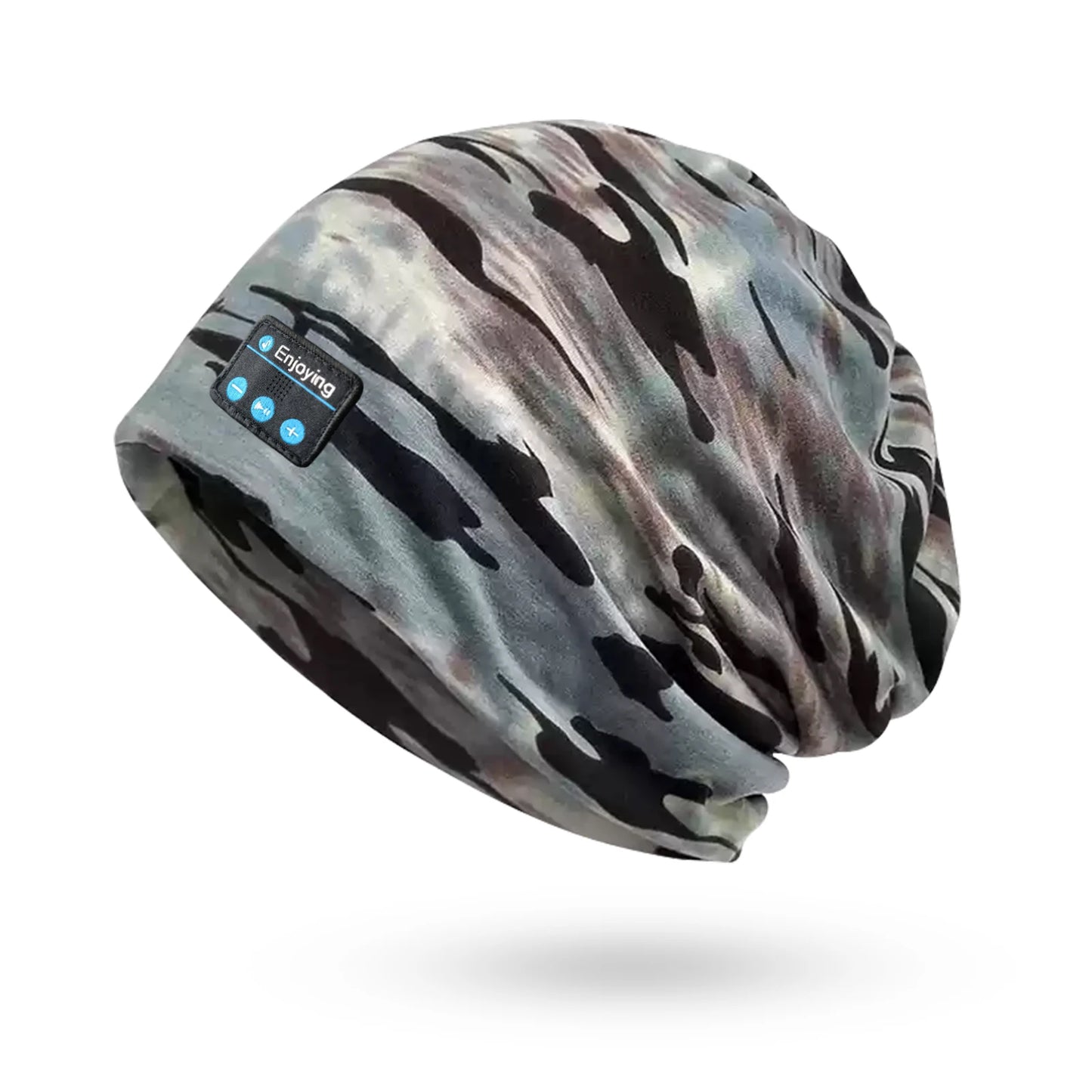 Wireless Bluetooth Earphone Music Hat Soft Fashion Outdoor Sports Running Yoga Headset Cap Breathable with Mic for Men&Women