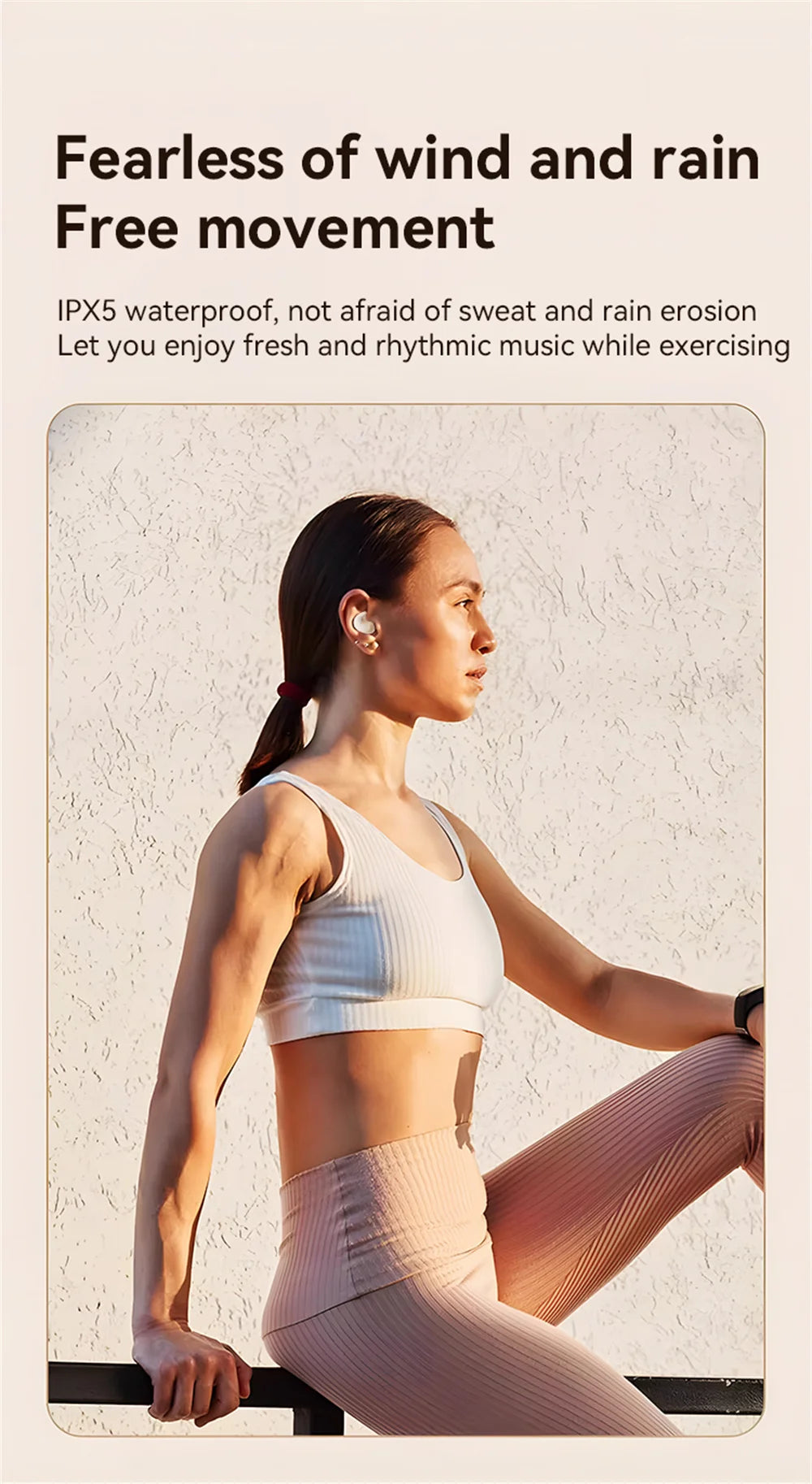 For Phone Sleep Invisible Stereo Headset IPX5 Waterproof Wireless Bluetooth Earphone Earbuds With Mic Bluetooth 5.3 Headphones