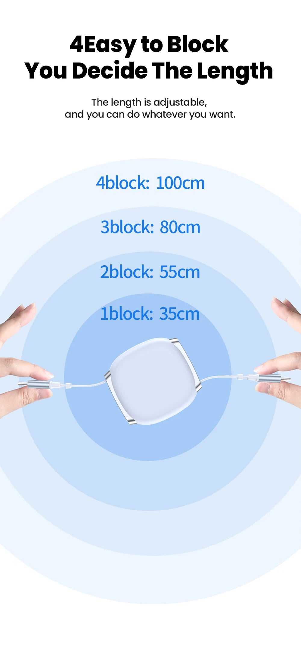 USB C to USB C Cable 100W for iPhone 16 15 Plus Pro Max Retractable Cable For MacBook iPad Fast Charger Cable Charger Data Wire