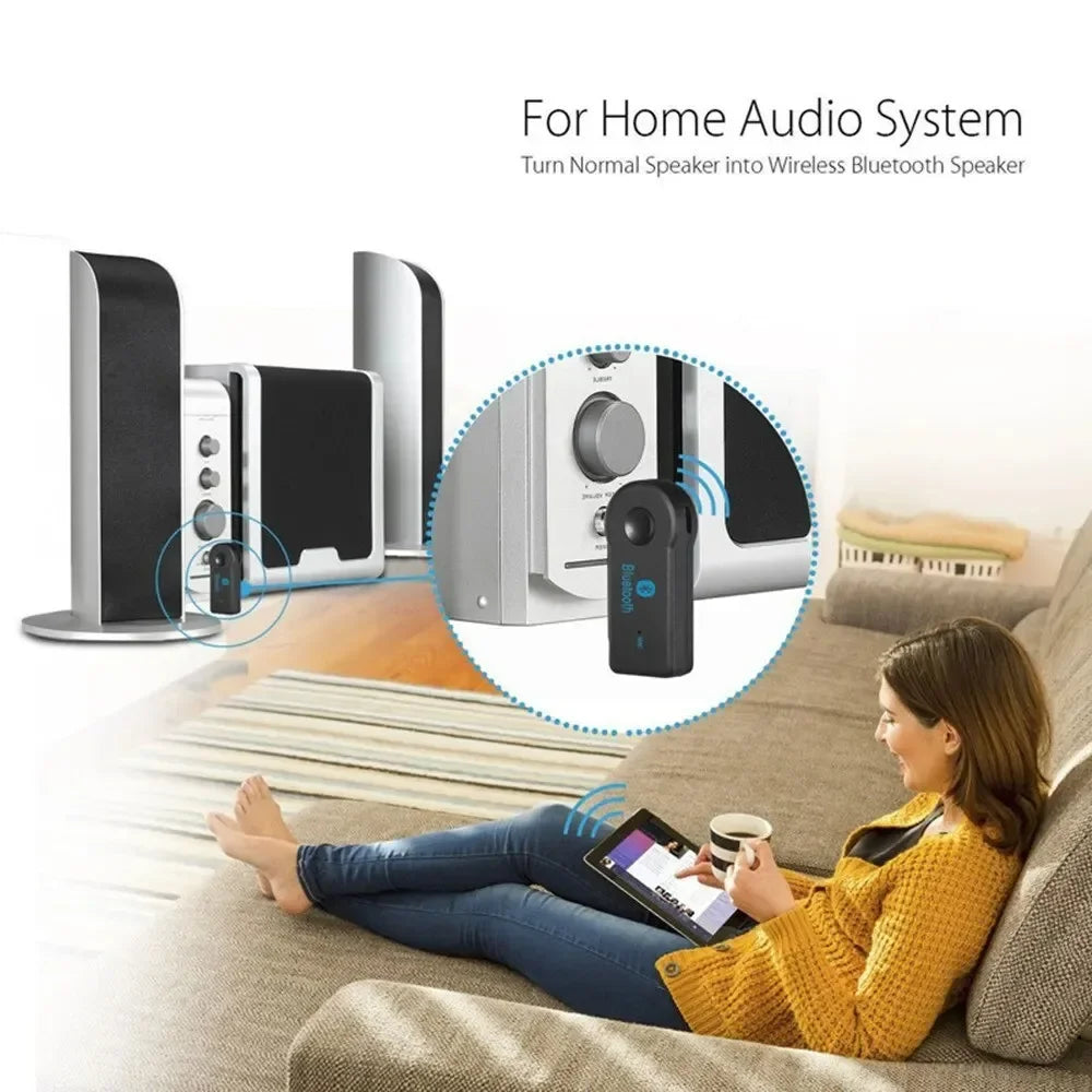 Wireless Bluetooth 5.0 Receiver Adapter 3.5mm Jack For Car Music Audio Converter Aux A2dp Headphone Receiver Handsfree Speaker