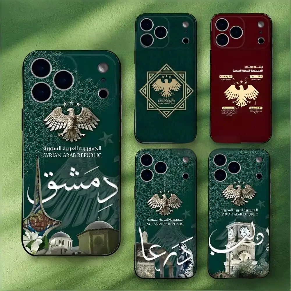 Syrian Arab Republic Syria Phone Case For iPhone 17 16 15 11 12 14 13 Pro Max Mini XS XR 7 Plus 16E Air Shockproof Soft Cover