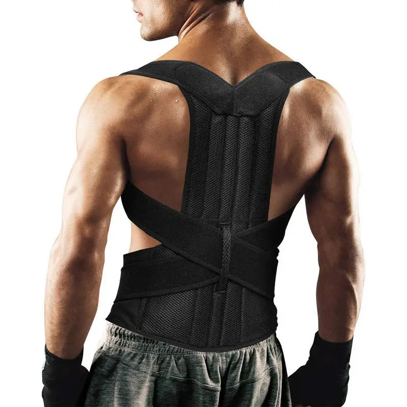 Adjustable Back Shoulder Posture Corrector Belt Clavicle Spine Support Reshape Your Body Upper and Lower Back Pain Relief Brace