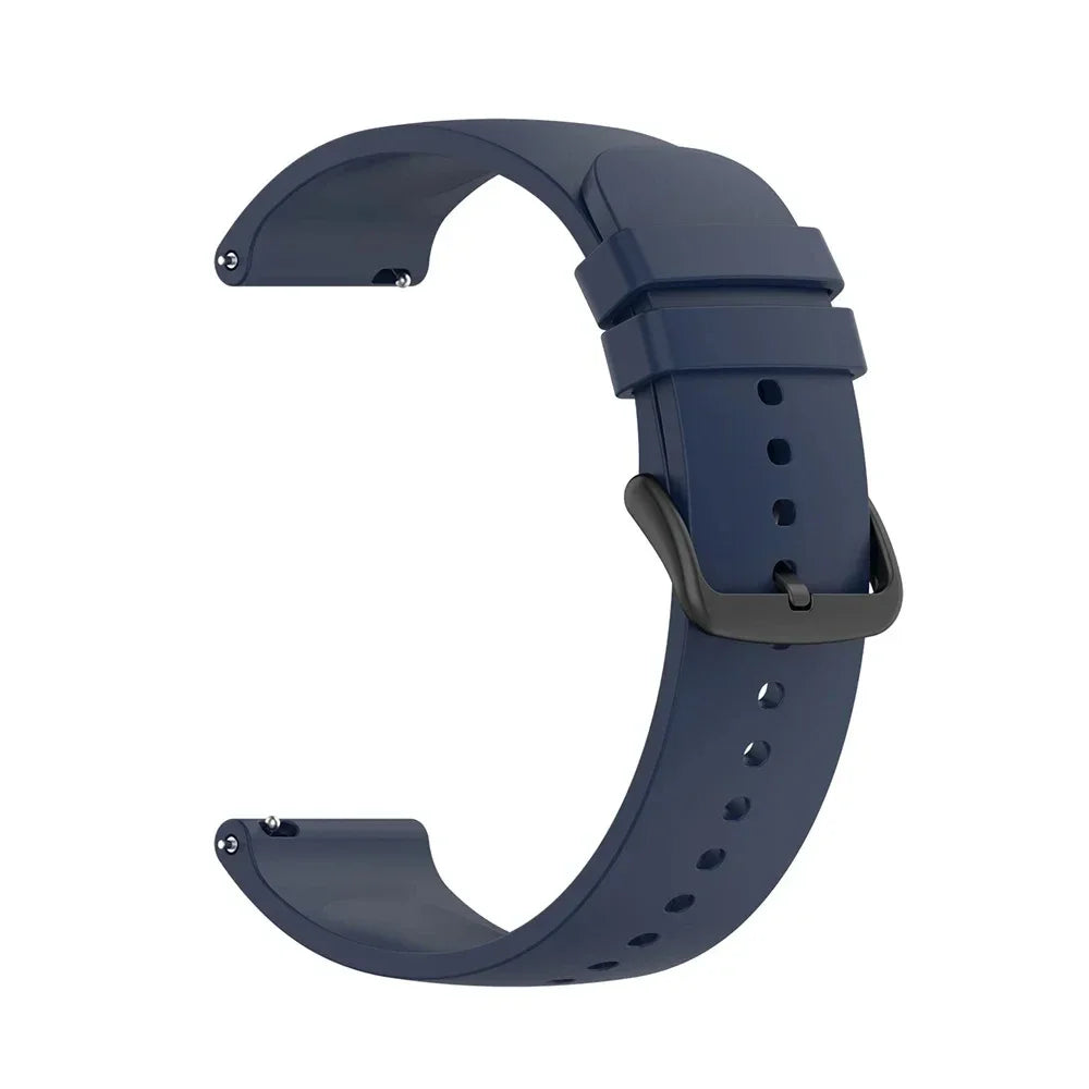 Sport 20 22mm Silicone Strap For Garmin Venu 4 45mm/Forerunner 165 265 570 Bands For Garmin Vivoactive 6 5 4/Venu 3 Sq2 Bracelet
