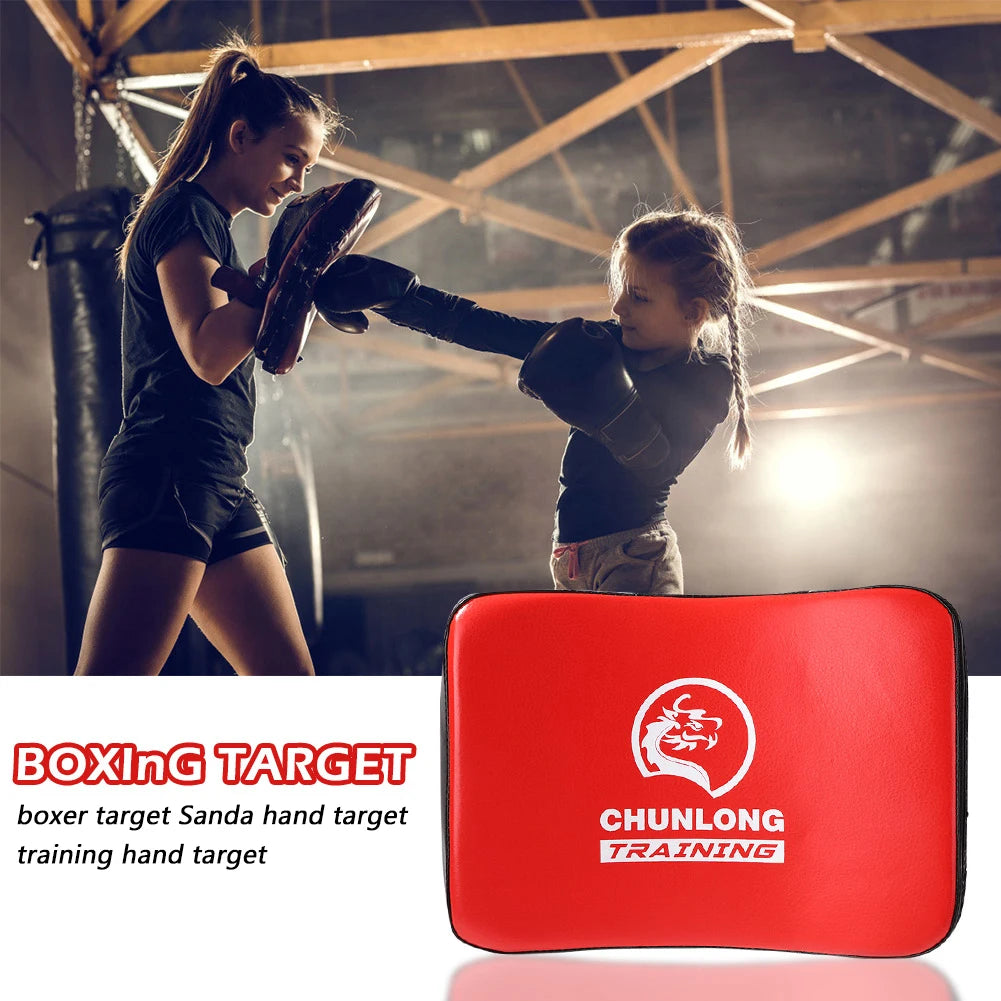 PU Leather MMA Muay Thai Sanda Karate Foot Target Taekwondo Boxing Kicking Pad Thicken Fitness Punching Bag Boxing Target Mat