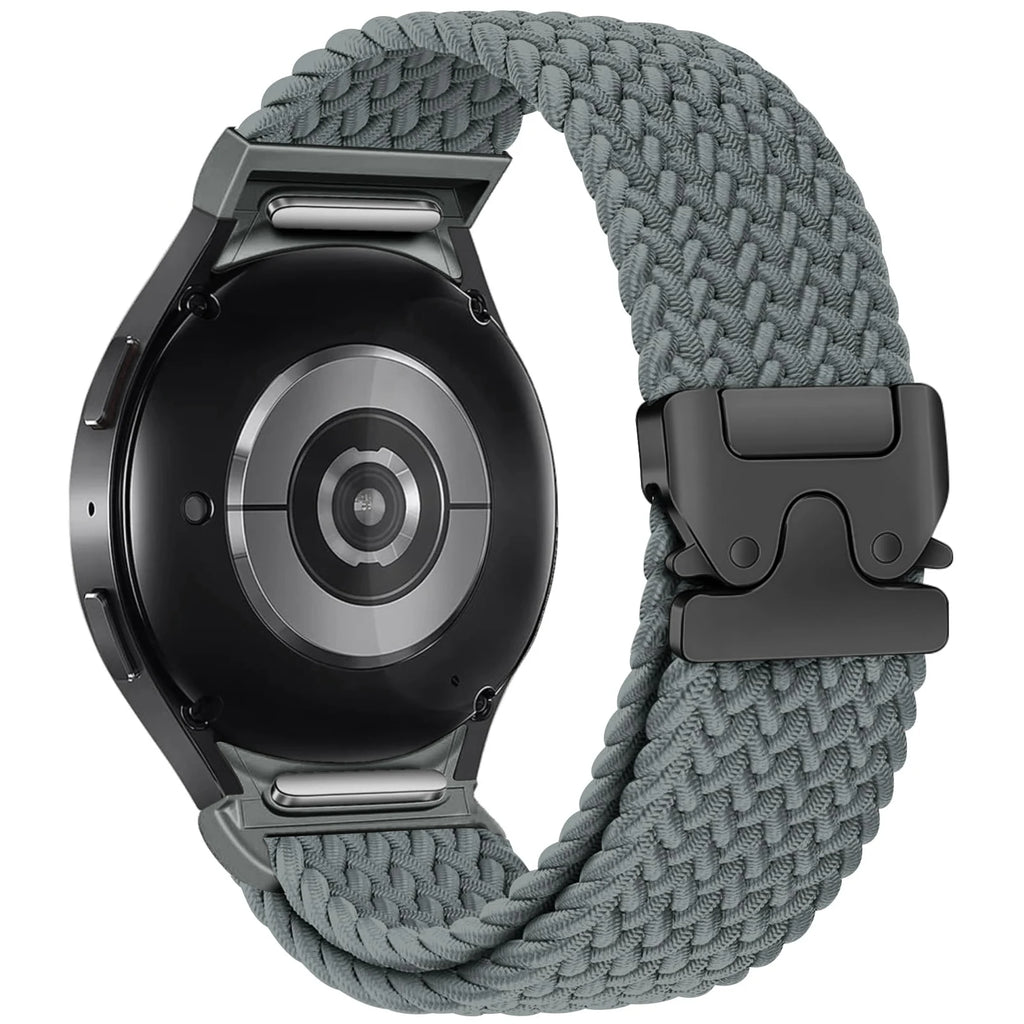 Straps For Galaxy Watch 4 classic/5 Pro/6 classic/7/FE 44mm 40mm 45 43 47 Parachute Braided Bracelet correa Galaxy watch 7 Band