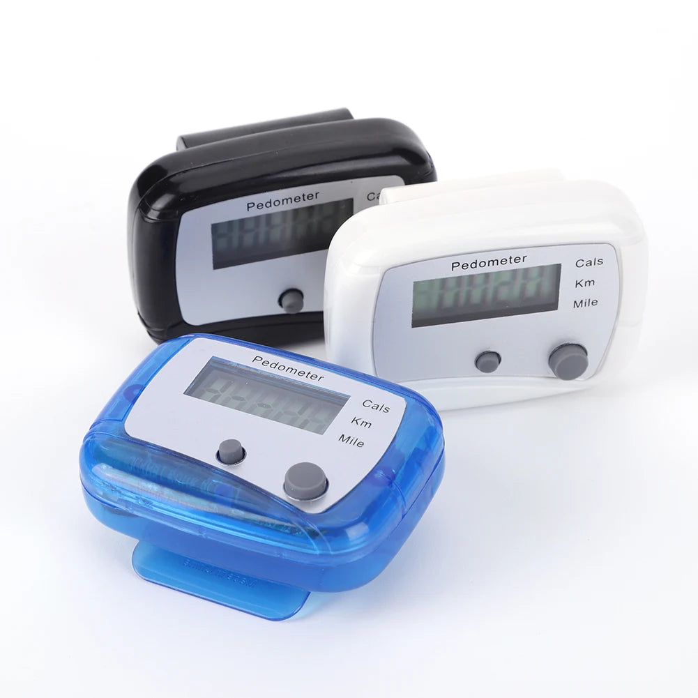 Walking Pedometer Accurate Step Tracker Mile Kilometer Calorie Calculation Electronic Pedometer Step 0-99999 for Outdoor Sports