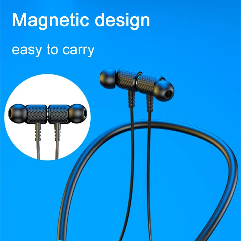Wireless Bluetooth Earphones Bluetooth 5.0 TWS Neckband Sports Running Headset IPX7 Waterproof Earbuds Noise Reduction Headphone