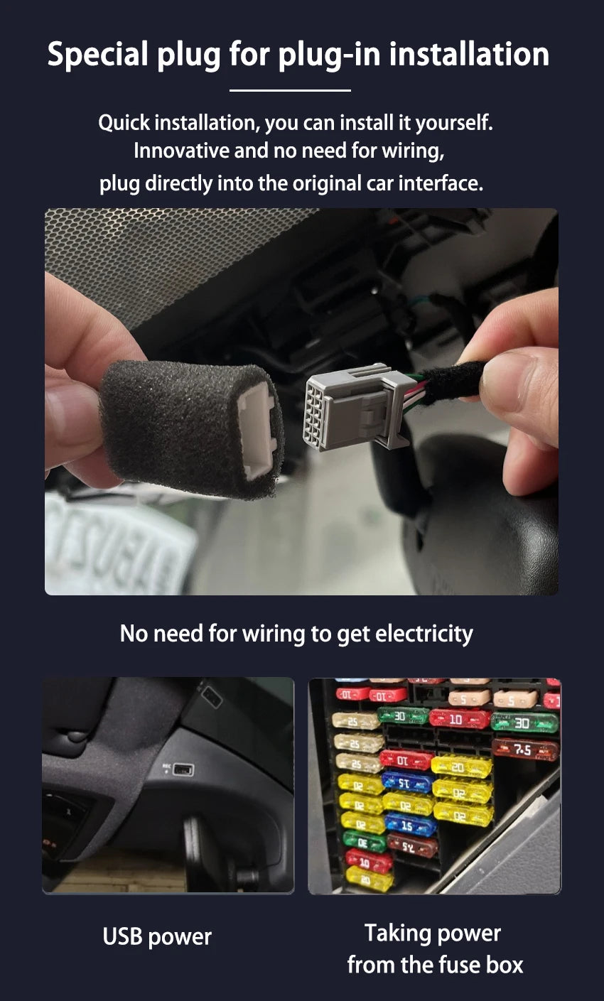 4K Dashcam For Renault Clio 4/Mégane 3/Twingo/Laguna 3, for Benz Smart W453 2014~2020 2021 2022 Fortwo Forfour, OEM Car Camera