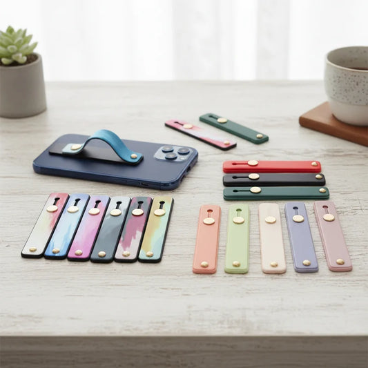 Portable Push-pull Phone Holder Slide Stand Multi-function Ring Buckle Lazy Desktop Sticky Rainbow Phone Silicone Ring Grip
