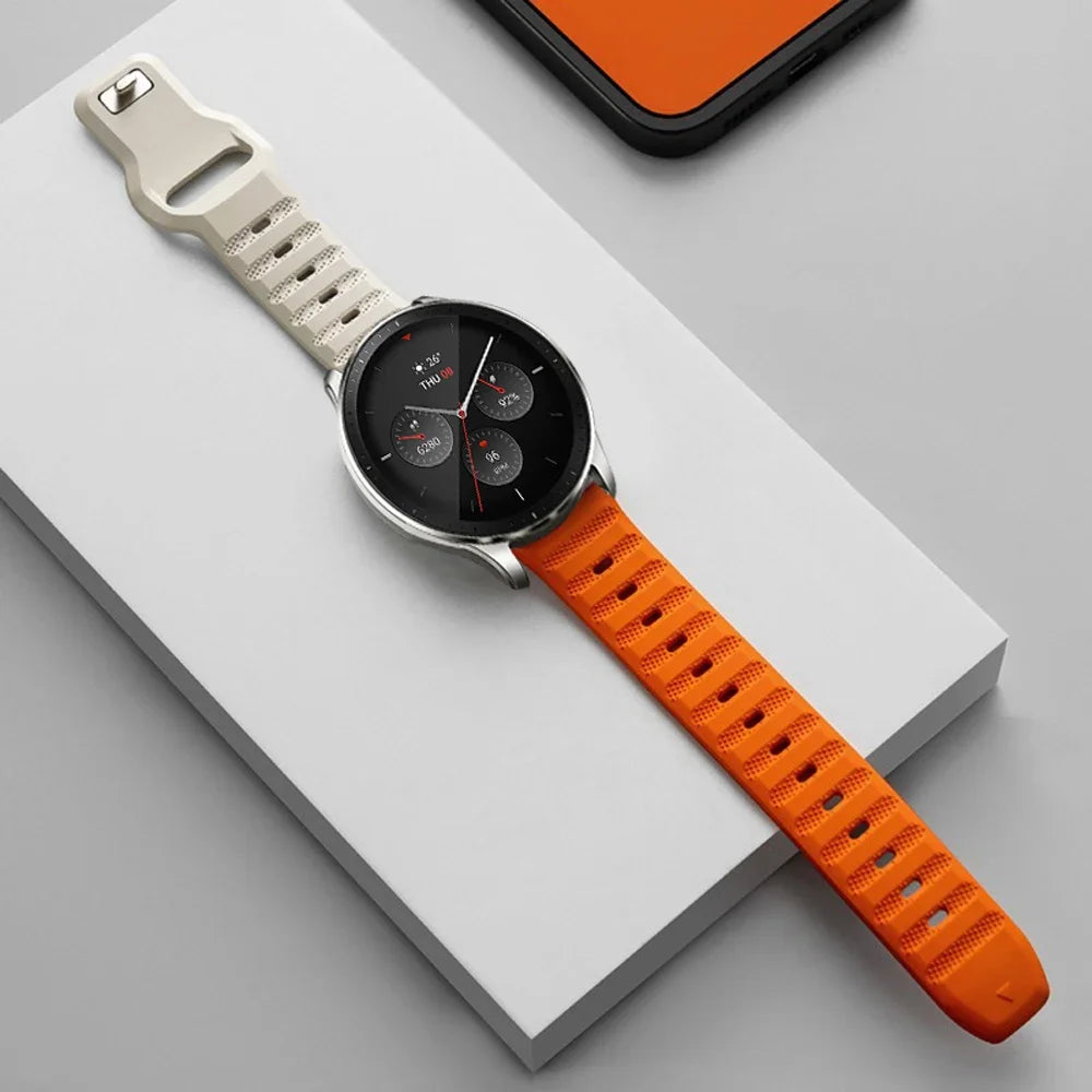 Sport Strap Silicone 22mm 20mm Watch Band For TicWatch Pro 3 Ultra E3 E2 S2 Pro X GTW 2021 Smartwatch Bracelets Women Men Correa